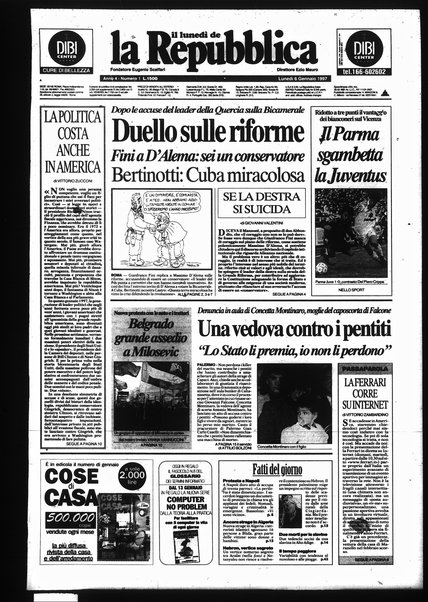 Il lunedì de La repubblica